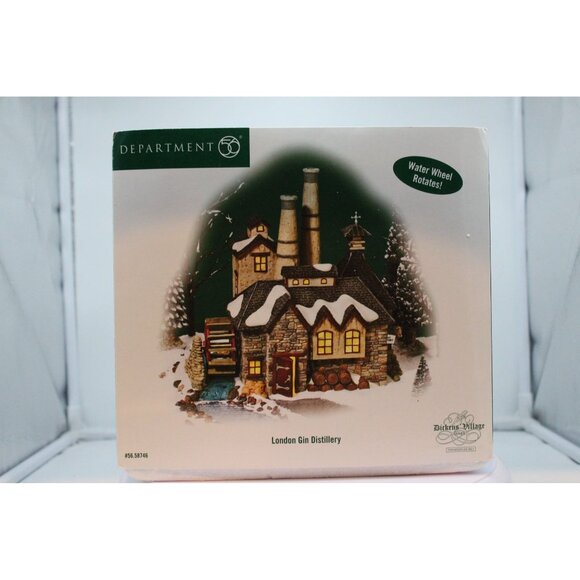 Dept 56 Dickens Village - London Gin Distillery - Picture 8 of 9
